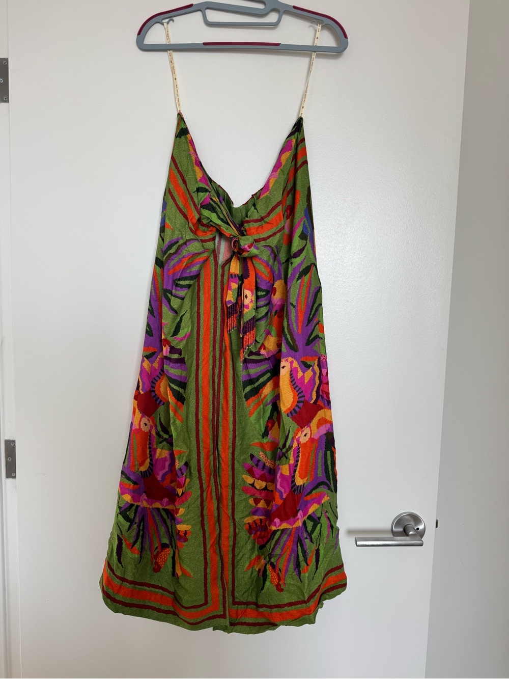 FARM Rio Toucan Scarf Crop Top and Midi Skirt matching set - Picture 8 of 14